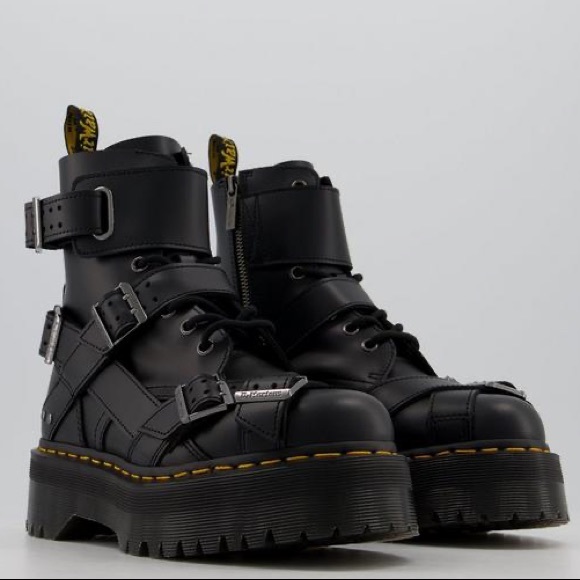 Dr. Martens | Shoes | Dr Martens Jadon Strap Platform Leather 4mm Boot |  Poshmark